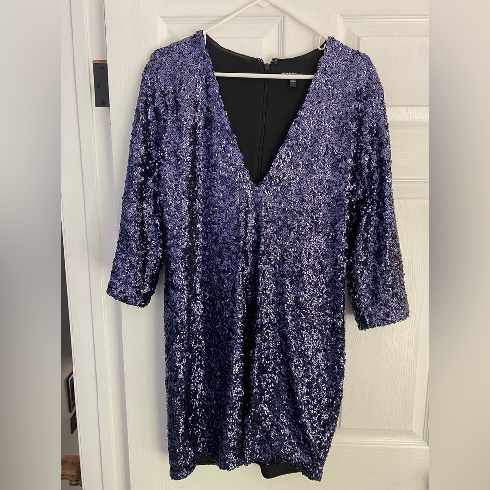 Express Sequin Mini Dress